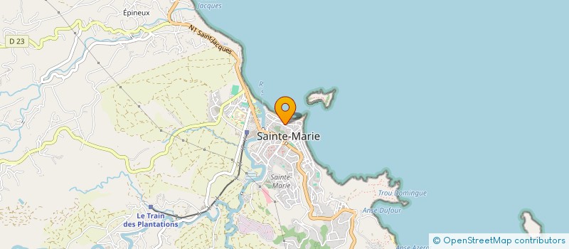 localisation de l'entreprise MADAME HUGUETTE PASCAL  SAINTE-MARIE