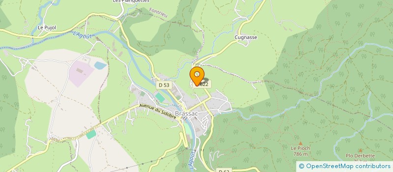 localisation de l'entreprise MADAME HUGUETTE PEIRED à BRASSAC
