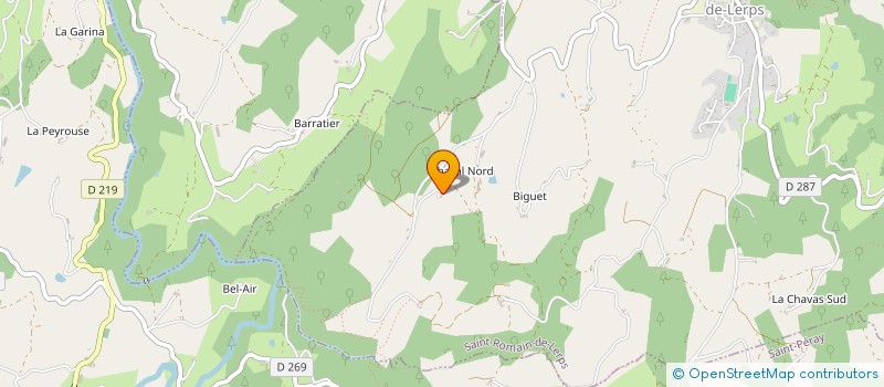 localisation de l'entreprise MADAME HUGUETTE PERRET  SAINT-PERAY