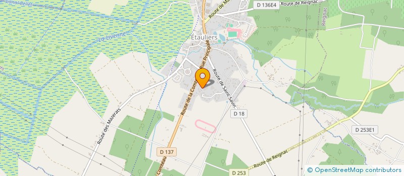 localisation de l'entreprise MADAME HUGUETTE PICAUD  POITIERS