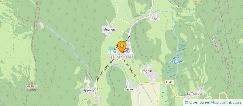 localisation de l'entreprise MADAME HUGUETTE PIQUET à ARBOYS EN BUGEY