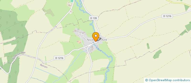 localisation de l'entreprise MADAME HUGUETTE POLNARD  LIGNIERES-SUR-AIRE