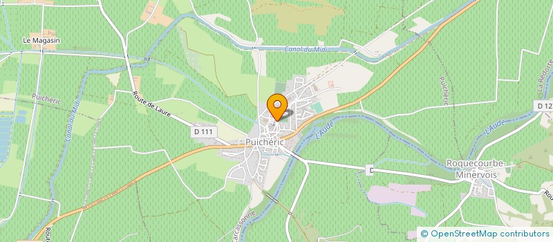 localisation de l'entreprise MADAME HUGUETTE PONS  PUICHERIC