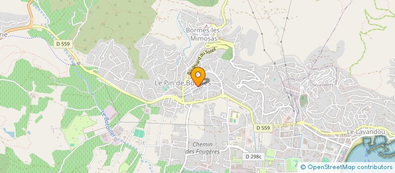 localisation de l'entreprise MADAME HUGUETTE POZZALLO à BORMES-LES-MIMOSAS
