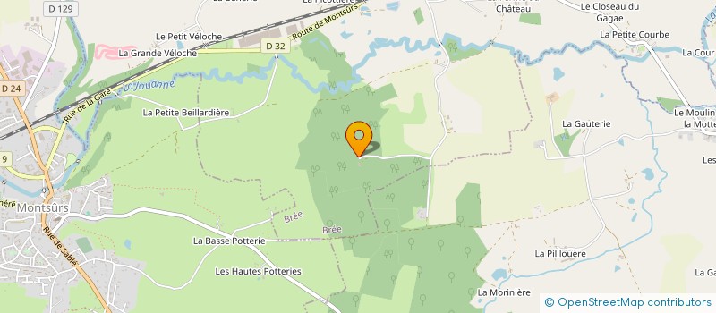 localisation de l'entreprise MADAME HUGUETTE PRUDHOMME à MONTSURS