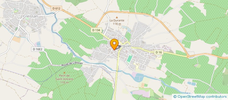 localisation de l'entreprise MADAME HUGUETTE PUJOL à PUISSERGUIER
