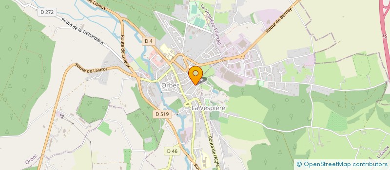 localisation de l'entreprise MADAME HUGUETTE RAMETTE à LIVAROT-PAYS-D'AUGE