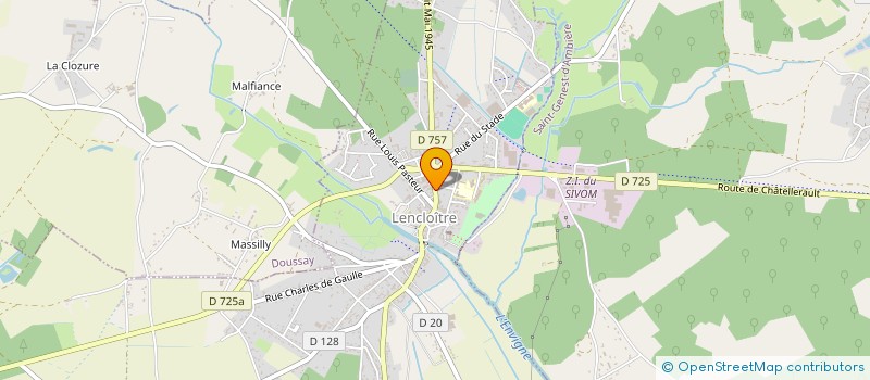 localisation de l'entreprise MADAME HUGUETTE RAYNAUD à SCORBE-CLAIRVAUX