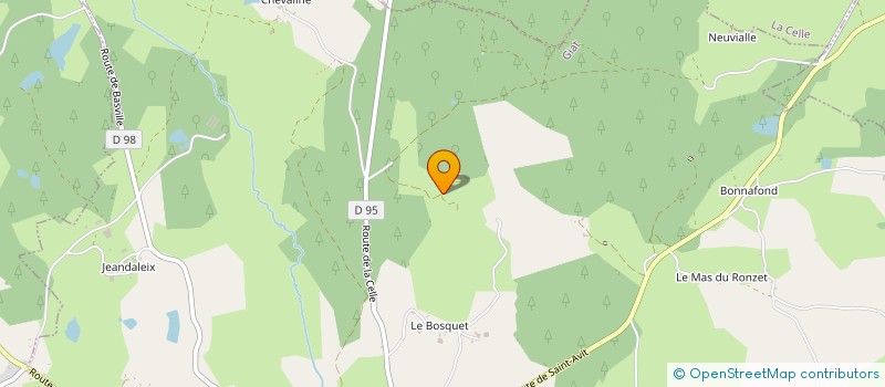 localisation de l'entreprise MADAME HUGUETTE REDHON  GIAT