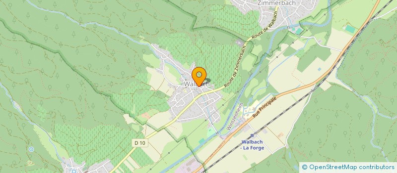 localisation de l'entreprise MADAME HUGUETTE REISSER  WALBACH