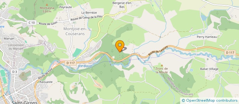 localisation de l'entreprise MADAME HUGUETTE RIVIERE à MONTJOIE-EN-COUSERANS