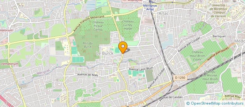 localisation de l'entreprise MADAME HUGUETTE ROUQUETTE à MERIGNAC