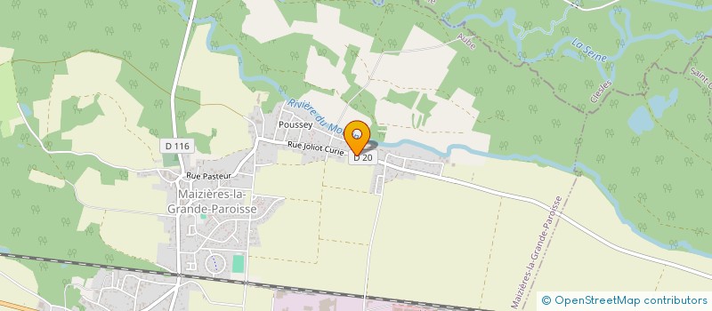 localisation de l'entreprise MADAME HUGUETTE SECHI à MAIZIERES-LA-GRANDE-PAROISSE