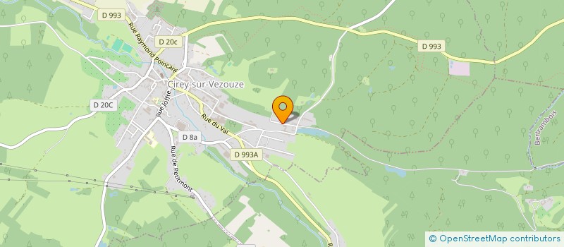 localisation de l'entreprise MADAME HUGUETTE SIEGWALT  CIREY-SUR-VEZOUZE