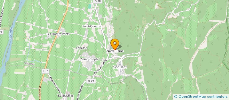 localisation de l'entreprise MADAME HUGUETTE SOLERIEU  SAINT-ROMAIN-EN-VIENNOIS