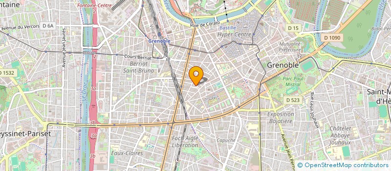 localisation de l'entreprise MADAME HUGUETTE SZMUKLER  GRENOBLE