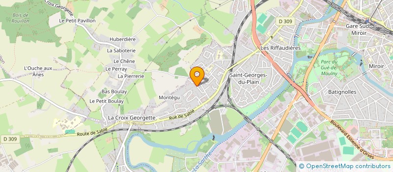 localisation de l'entreprise MADAME HUGUETTE TESSIER à LE MANS