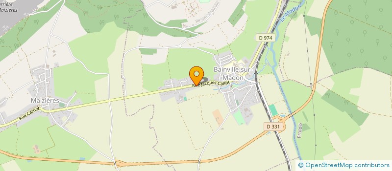 localisation de l'entreprise MADAME HUGUETTE VINCENT à BAINVILLE-SUR-MADON