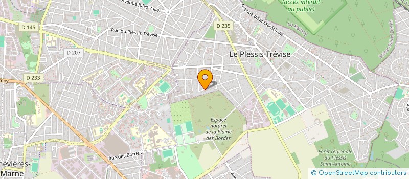 localisation de l'entreprise MADAME HUGUETTE WOIDECK à LE PLESSIS-TREVISE