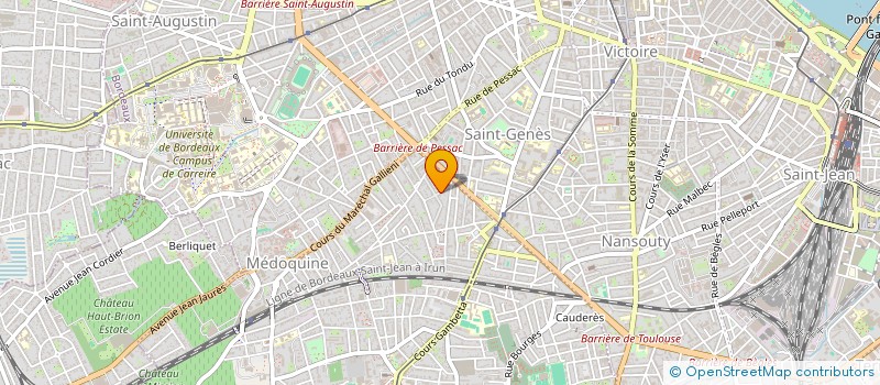 localisation de l'entreprise MADAME HUI LI  TALENCE