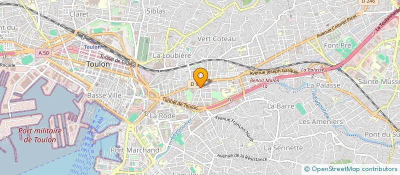 localisation de l'entreprise MADAME HUIHUAN RONG  TOULON