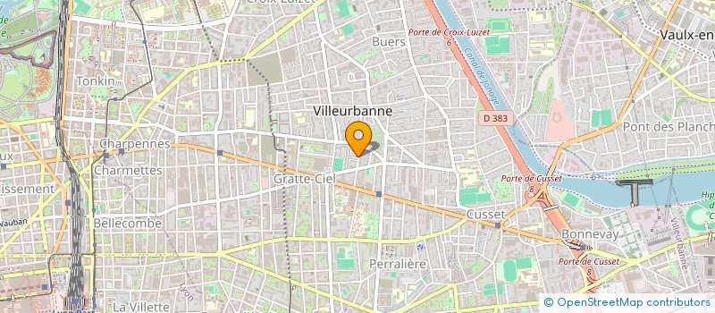 localisation de l'entreprise MADAME HUILI HUANG  VILLEURBANNE