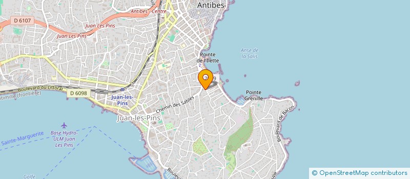 localisation de l'entreprise MADAME HUILIANG ZHANG à ANTIBES