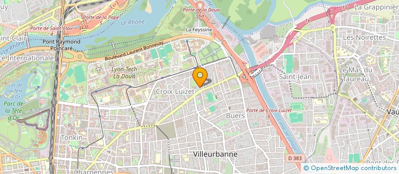 localisation de l'entreprise MADAME HULYA AYDIN  VILLEURBANNE