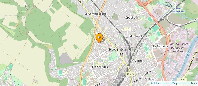 localisation de l'entreprise MADAME HULYA KILINC à NOGENT-SUR-OISE