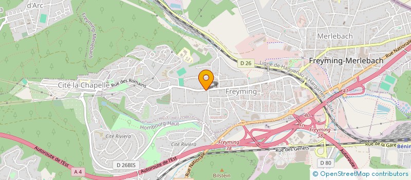 localisation de l'entreprise MADAME HULYA KIZILCAY  FREYMING-MERLEBACH