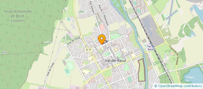 localisation de l'entreprise MADAME HULYA KUTLU  VAL-DE-REUIL