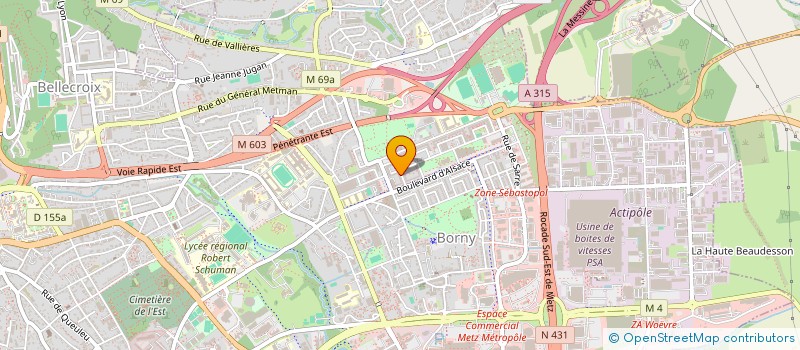localisation de l'entreprise MADAME HUMATHEVATHEY CHEY NUON à METZ