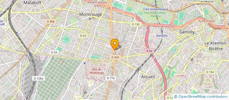 localisation de l'entreprise MADAME HUONG-LAN TRAN  MONTROUGE