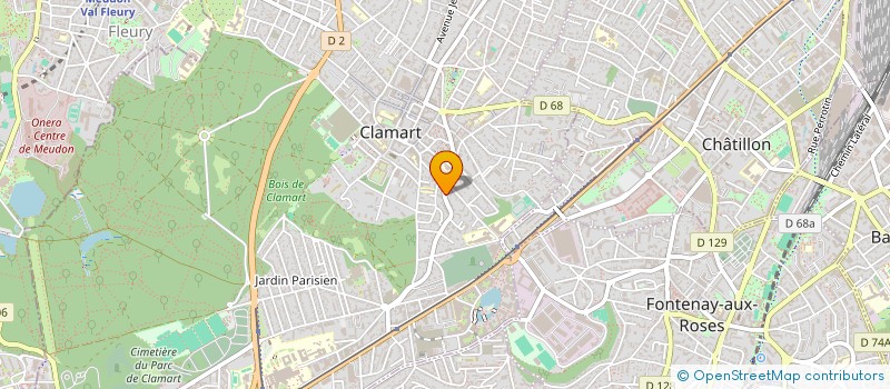 localisation de l'entreprise MADAME HUONG VO QUANG DANG  CLAMART