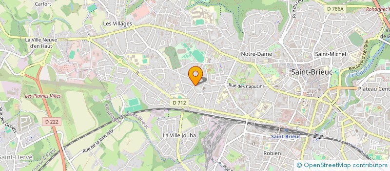 localisation de l'entreprise MADAME HURSILAN FINGULU à SAINT-BRIEUC