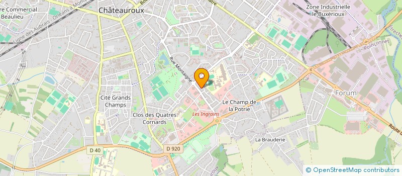 localisation de l'entreprise MADAME HURSULE MBANG OWOUNDI à CHATEAUROUX