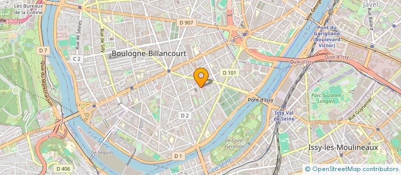 localisation de l'entreprise MADAME HUYNH NGUYEN  BOULOGNE BILLANCOURT