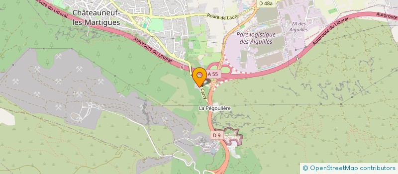 localisation de l'entreprise MADAME HUZNA KAYA à CHATEAUNEUF-LES-MARTIGUES