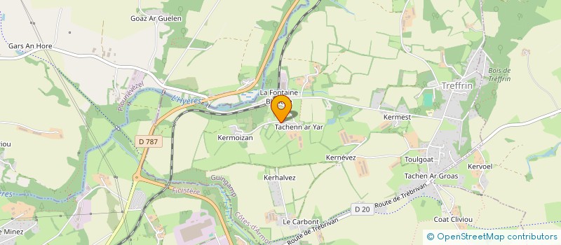 localisation de l'entreprise MADAME HYACINTH HOLNESS  TREFFRIN