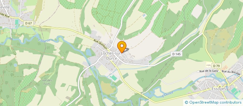 localisation de l'entreprise MADAME HYACINTHE GAUDET  LOCHES-SUR-OURCE