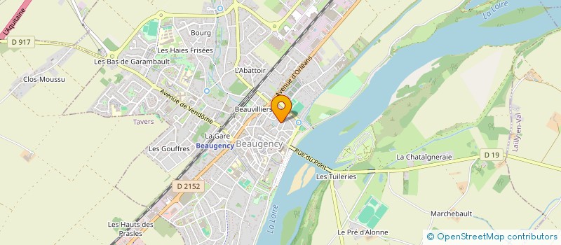 localisation de l'entreprise MADAME HYACINTHE GILLOT à BEAUGENCY