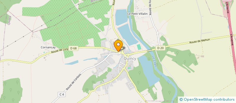 localisation de l'entreprise MADAME HYE JIN YANG  QUINCY