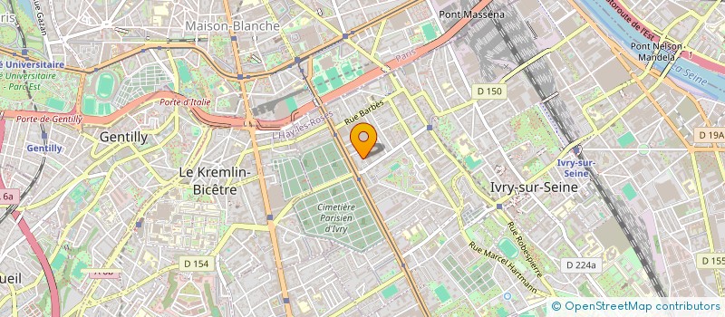 localisation de l'entreprise MADAME HYE MIN HAN à IVRY-SUR-SEINE