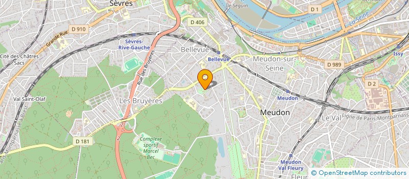 localisation de l'entreprise MADAME HYLLEN LEGRE à MEUDON