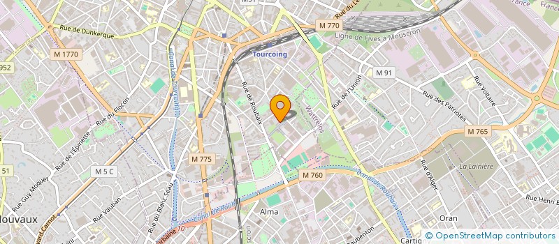 localisation de l'entreprise MADAME HYNDE FERGANI à TOURCOING
