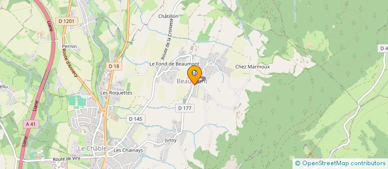 localisation de l'entreprise MADAME HYSNIJE AJVAZI  BEAUMONT