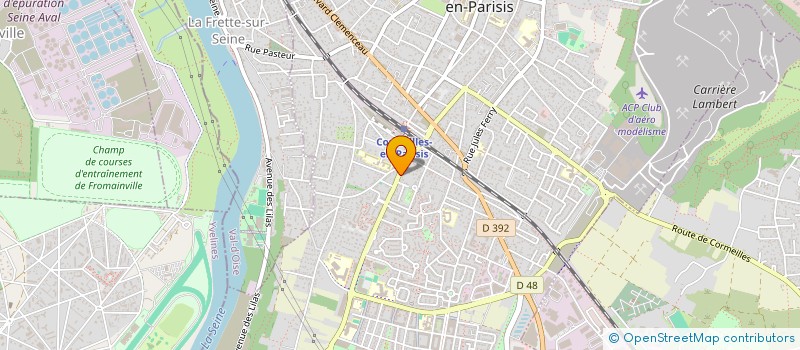 localisation de l'entreprise MADAME I-CHING YANG  CORMEILLES-EN-PARISIS