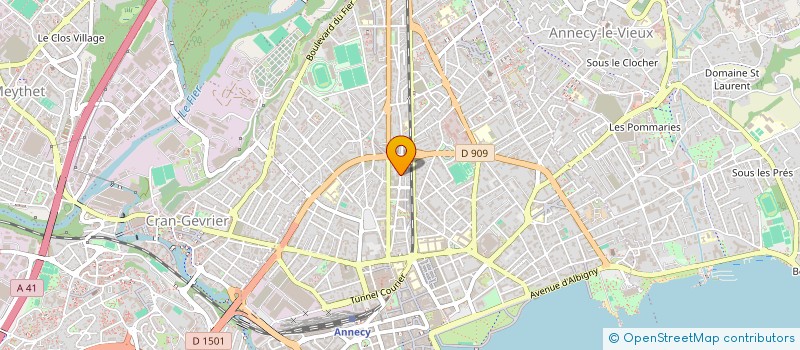 localisation de l'entreprise MADAME I-HSIU LIN à ANNECY