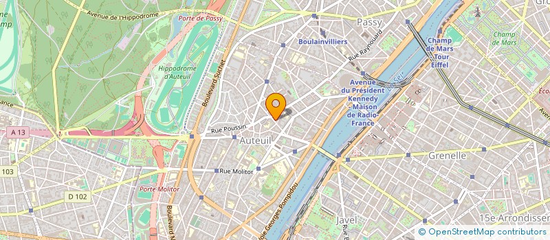 localisation de l'entreprise MADAME I MOLINARD à PARIS