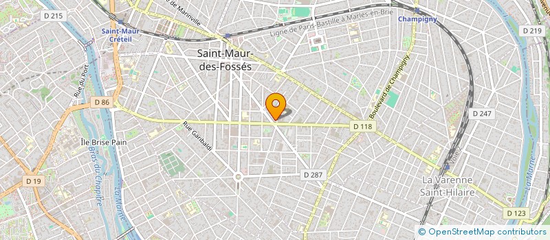 localisation de l'entreprise MADAME IANA EL MITWALLI à SAINT-MAUR-DES-FOSSES